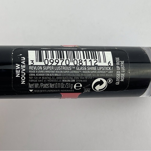 Revlon Super Lustrous Glass Shine Lipstick Glossed Up Rose 003 - Picture 4 of 4